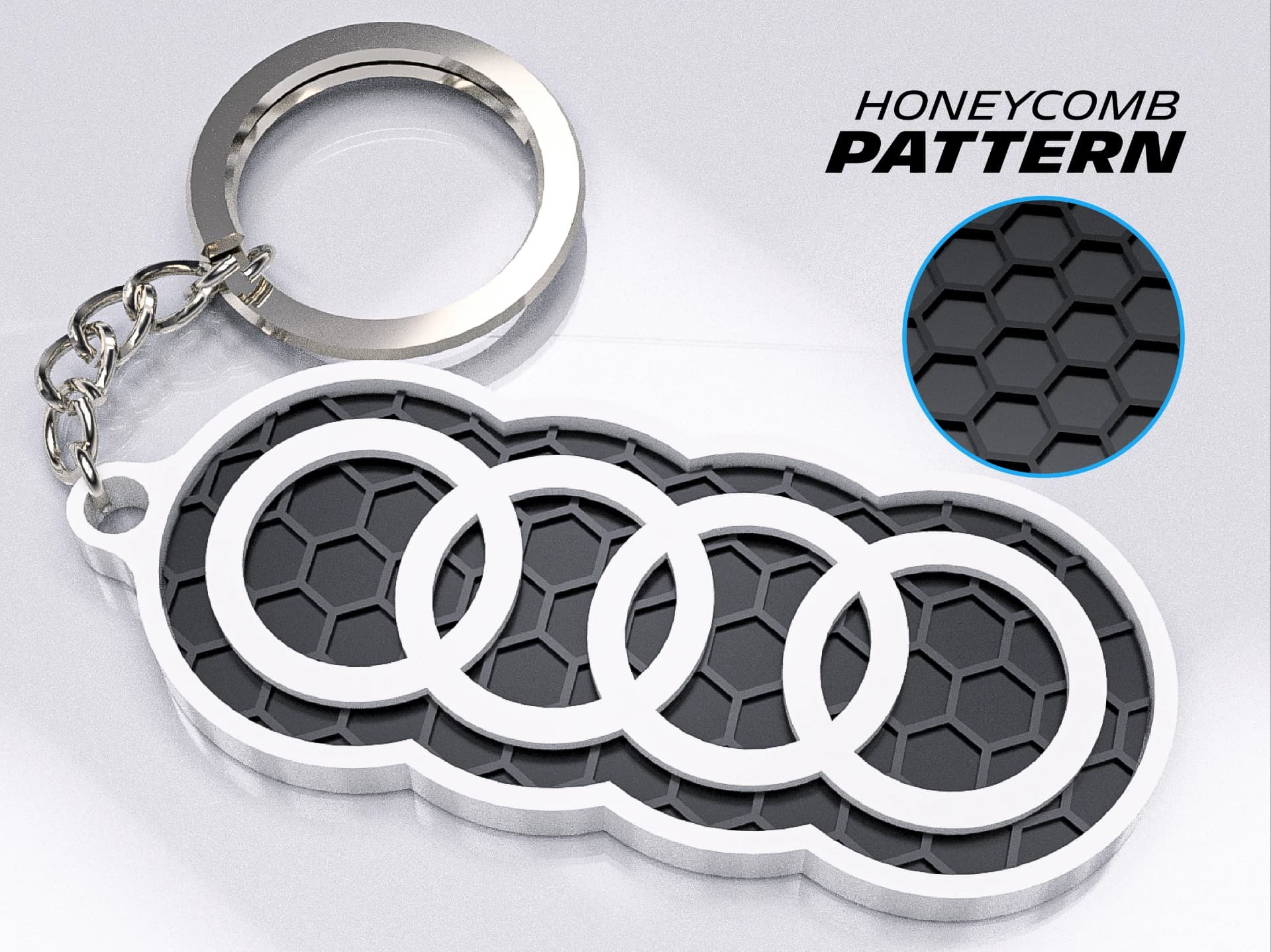 Audi ключодържател