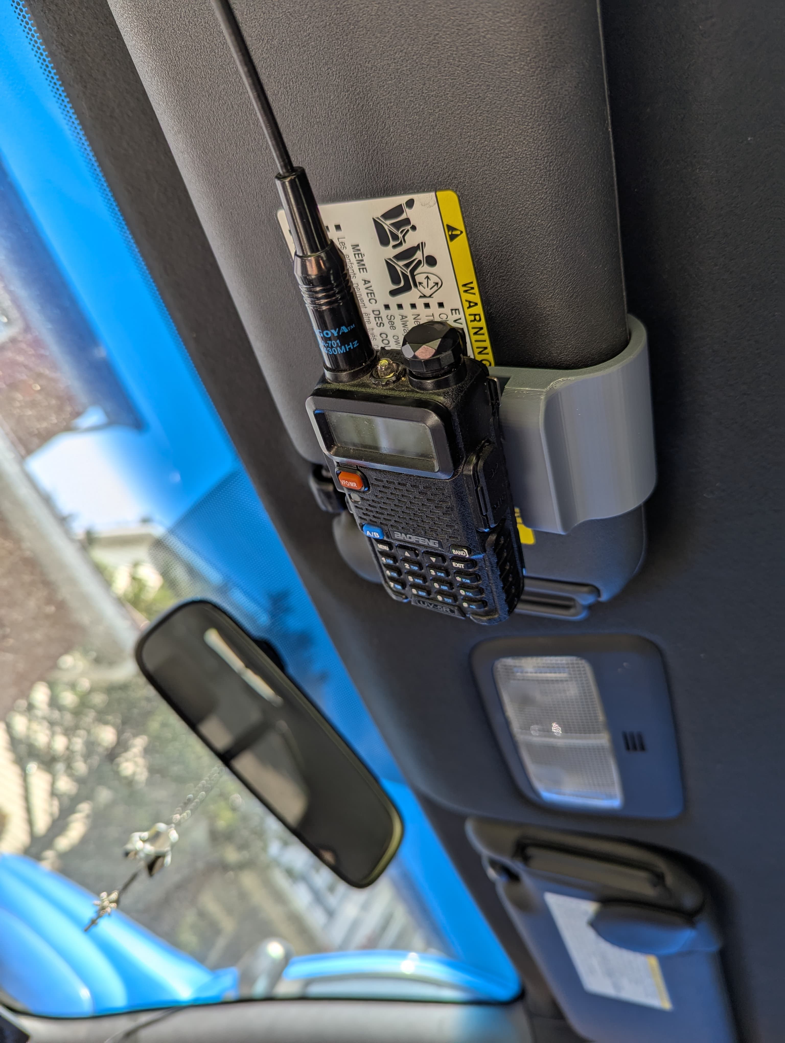 Baofeng универсална стойка за радио за сенник - стандарт 29 мм